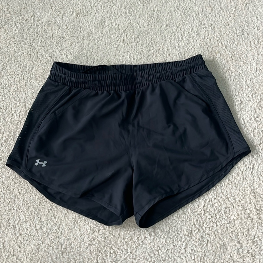 Under Armour Black Athletic Shorts (Size S)
